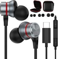 🎧 jelanry usb c headphones: hi-fi stereo earbuds with mic & volume control for samsung galaxy s20 fe 5g, s21 5g, note 20 ultra, note 10 & more! logo