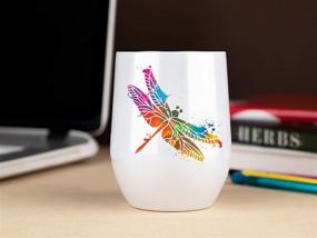 img 2 attached to 🐉 Outdoor Dragonfly Gifts Tumbler Glasses