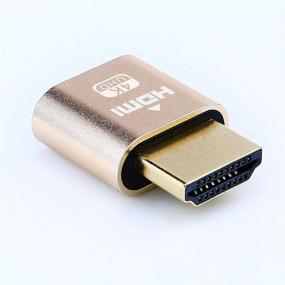 img 2 attached to 🖥️ DTECH HDMI Dummy Plug 4K Display Emulator: Enhance Compatibility on Windows, Mac OSX, Linux (fit-Headless, 3 Pack)