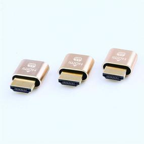 img 4 attached to 🖥️ DTECH HDMI Dummy Plug 4K Display Emulator: Enhance Compatibility on Windows, Mac OSX, Linux (fit-Headless, 3 Pack)