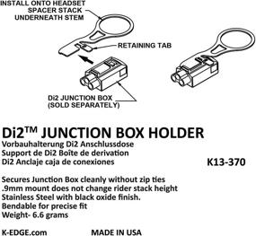 img 1 attached to Convenient and Sturdy K-EDGE Di2 Junction Box Mount for Effortless Installation