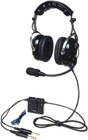 img 4 attached to 🎧 Ultimate UFQ A28 ANR Aviation Headset with Active Noise Reduction - Compare with Rugged Air RA950, featuring Bose Grade Hi-Fi Sound, MP3 Input, and Free Headset Bag