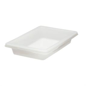 img 4 attached to 🍽️ Rubbermaid Commercial Food Storage Box/Tote: 2 Gallon, White - Ideal for Restaurants, Kitchens & Cafeterias (FG350700WHT)