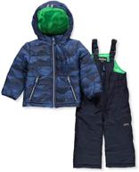 oshkosh bgosh boys' snowsuit 🧥 snowbib jacket - premium winterwear for boys logo