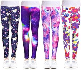 img 4 attached to ZukoCert Printing Leggings Stretch Girls（JKLF 70） Girls' Clothing