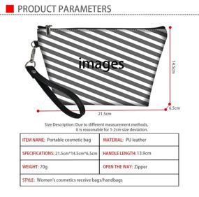 img 3 attached to Sannovo Travel Cosmetic Organizer: Portable and Perfect for On-the-Go