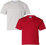 👕 gildan cotton t shirt 2 pack medium boys' clothing: tops, tees & shirts, high-quality comfort for kids! logo