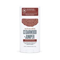 🌲 schmidt's cedarwood + juniper deodorant: 24h protection, vegan & cruelty-free, 3.25 oz logo