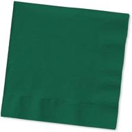 premium hunter green luncheon napkin - 2 ply, solid color logo