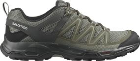 img 1 attached to 👟 Мужские туристические ботинки: Salomon Pathfinder Vetiver Olive