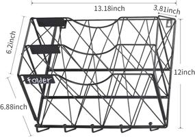 img 2 attached to Karsbarwe Держатель Организатор Подвесной Журнал