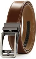 👔 men's accessories - automatic buckle leather ratchet dress logo