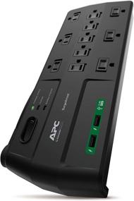 img 4 attached to 💡 APC Performance Surge Protector with USB Ports and Power Strip - P11U2, 11 Outlet, 2880 Joule Surge Protection