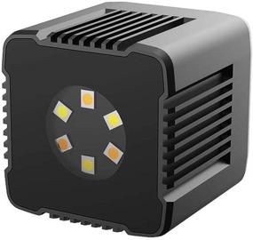 img 4 attached to 📸 Dazzne Moin L1 Magnetic Cube LED Lights: Underwater Photography Lighting with APP Control for DSLRs, Drones, Action Cameras & Smartphones