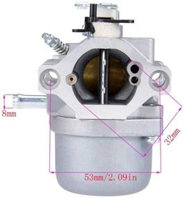 img 1 attached to Карбюратор Briggs and Stratton 5-4993, совместимый с 799728 для двигателей 498027, 494502, 495706, 28R707, 28M707, 28V707, 28T707 + воздушный фильтр 496894S