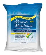 🧹 t.n. dickinson's witch hazel multi-use cleansing cloth: soothing and clear - 25 count logo