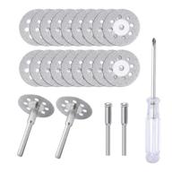 💎 high-quality diamond cutting wheels (22mm) 20pcs with mandrel (3mm) 4pcs and screwdriver kit for rotary tools logo