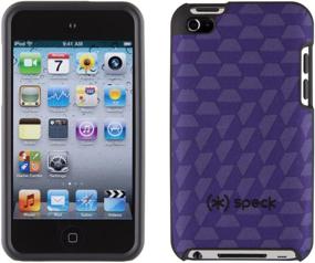 img 1 attached to 🎧 Stylish Speck Products SPK-A0117 Fitted Hard Case for iPod Touch 4G - SpexyHexy Purple: A Perfect Blend of Protection and Fashion