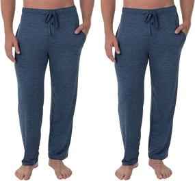 img 1 attached to 👕 Fruit of the Loom Moisture-Wicking Polyester Sleepwear for Men