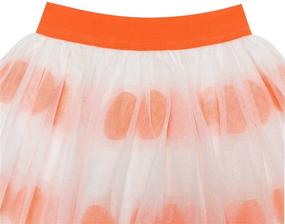 img 2 attached to Pink Rose Flower Tutu Dancing Dress for Girls, Size 6-12: Sunny Fashion's Stylish Skirt