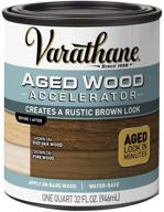 🌲 varathane 331305 aged wood accelerator: quart-sized brown enhancer for a distressed look logo