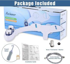 img 1 attached to 2-Pack Adjustable Water Pressure Bidet Toilet Seat 💦 Attachment with 3 Modes - Non-Electric, Self-Cleaning Nozzles, Easy Installation