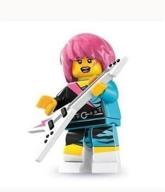 🎸 lego rockstar girl mini figure logo