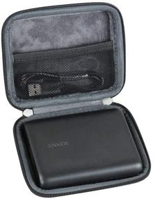 img 4 attached to 🔋 Hermitshell Hard EVA Travel Case for Anker PowerCore 13000 Portable Charger - Compact 13000mAh 2-Port Ultra Portable Phone Charger Power Bank (Black)