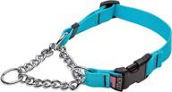 🐶 cetacea chain martingale dog/pet collar: optimal control and convenience with quick release feature logo