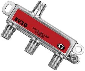 img 3 attached to High Performance 1GHz Unbalanced HD Digital Coax Cable Splitter - SV3G, 3-Way