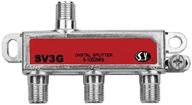 high performance 1ghz unbalanced hd digital coax cable splitter - sv3g, 3-way logo