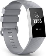 zalaver waterproof bands compatible for fitbit charge 4 / fitbit charge 3 / charge 3 se wearable technology logo