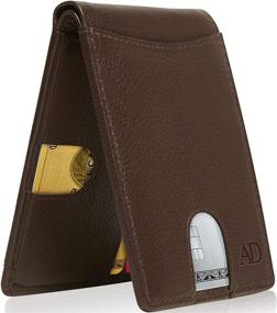 img 4 attached to 💼 Men's Bifold Slim Wallet – Stylish Wallets for Men, featuring Card Cases & Money Organizers