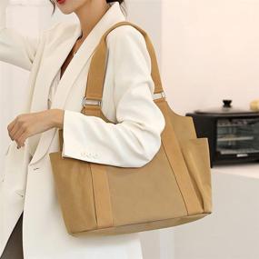 img 2 attached to Belsmi 2021 Women's Leather Cell Phone Crossbody 👜 Bag: Stylish & Spacious Shoulder Messenger with Detachable Strap