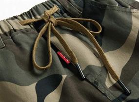 img 2 attached to LOKTARC Cargo Pants Drawstring Jogger Boys' Clothing : Pants