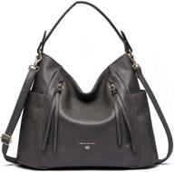 👜 stylish leather crossbody shoulder purse for women: handbags & wallets logo