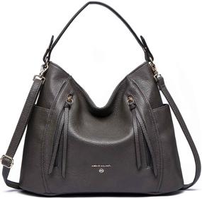 img 4 attached to 👜 Stylish Leather Crossbody Shoulder Purse for Women: Handbags & Wallets