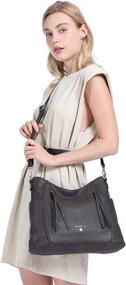 img 2 attached to 👜 Stylish Leather Crossbody Shoulder Purse for Women: Handbags & Wallets