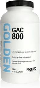 img 1 attached to 🎨 Golden Acryl Med 32 Oz Gac-800 Acrylic White: Superior Quality Multipurpose Acrylic Medium