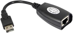 img 1 attached to Высокоскоростной адаптер USB 2.0 к RJ45 для удлинителя LAN-кабеля - удлинитель USB через кабель Cat5/Cat5e/Cat6