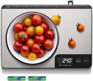 ✨ amiloe max 33lb kitchen scale: measure length, digital food scales in grams and oz with shrink hook, 6 units, tare function, 1g/0.1oz precision for baking and cooking logo