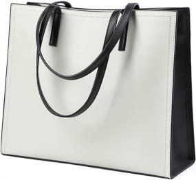 img 4 attached to Seammer Women's Leather Shoulder Handbag: Chic Handbags and Wallets for Women