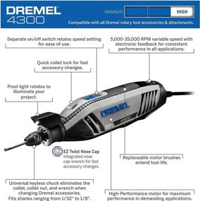 img 3 attached to 🔧 Dremel 4300 5-in-1 Tool Kit: Unleash Your Performance with Exceptional Attachments and Accessories