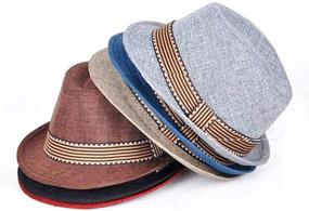 img 1 attached to 🎩 Stylish EachEver Cotton Fedora Hat - Perfect Photography Accessory for Toddler Boys