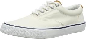 img 4 attached to SPERRY Mens Striper Sneaker White Men's Shoes and Fashion Sneakers