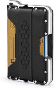 img 4 attached to Men's Minimalist Capacity Blocking Wallet - Premium Wallets, Card Cases & Money Organizers for Men's Accessories