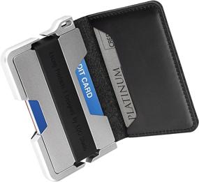 img 1 attached to Men's Minimalist Capacity Blocking Wallet - Premium Wallets, Card Cases & Money Organizers for Men's Accessories