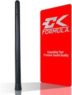ck formula 7” black bending truck antenna - universal fit, am/fm radio compatible, copper coil, anti-theft design, car wash safe – 1 piece logo