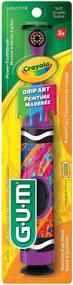 img 3 attached to 🦷 Зубная щетка GUM Crayola Kids с крышкой для путешествий: веселый зубной аксессуар для детей от 3 лет различных цветов.