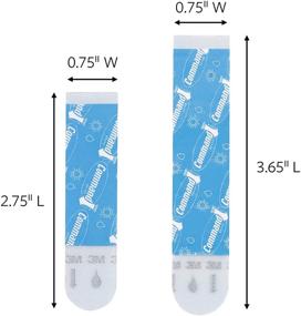 img 2 attached to 🛁 Water-Resistant Command Bath Replacement Strips: 2-Medium and 4-Large Adhesive Strips for Re-Hanging Bath Hooks or Caddies